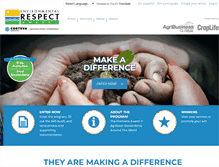 Tablet Screenshot of environmentalrespect.com